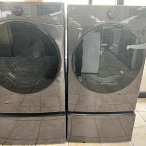 LG Washer Dryer Set In Gray Color