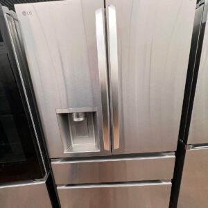 LG French Door Refrigerator – Stainless Steel, Dual Freezer, Water & Ice Dispenser