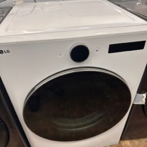 LG Front Load Electric Dryer - White